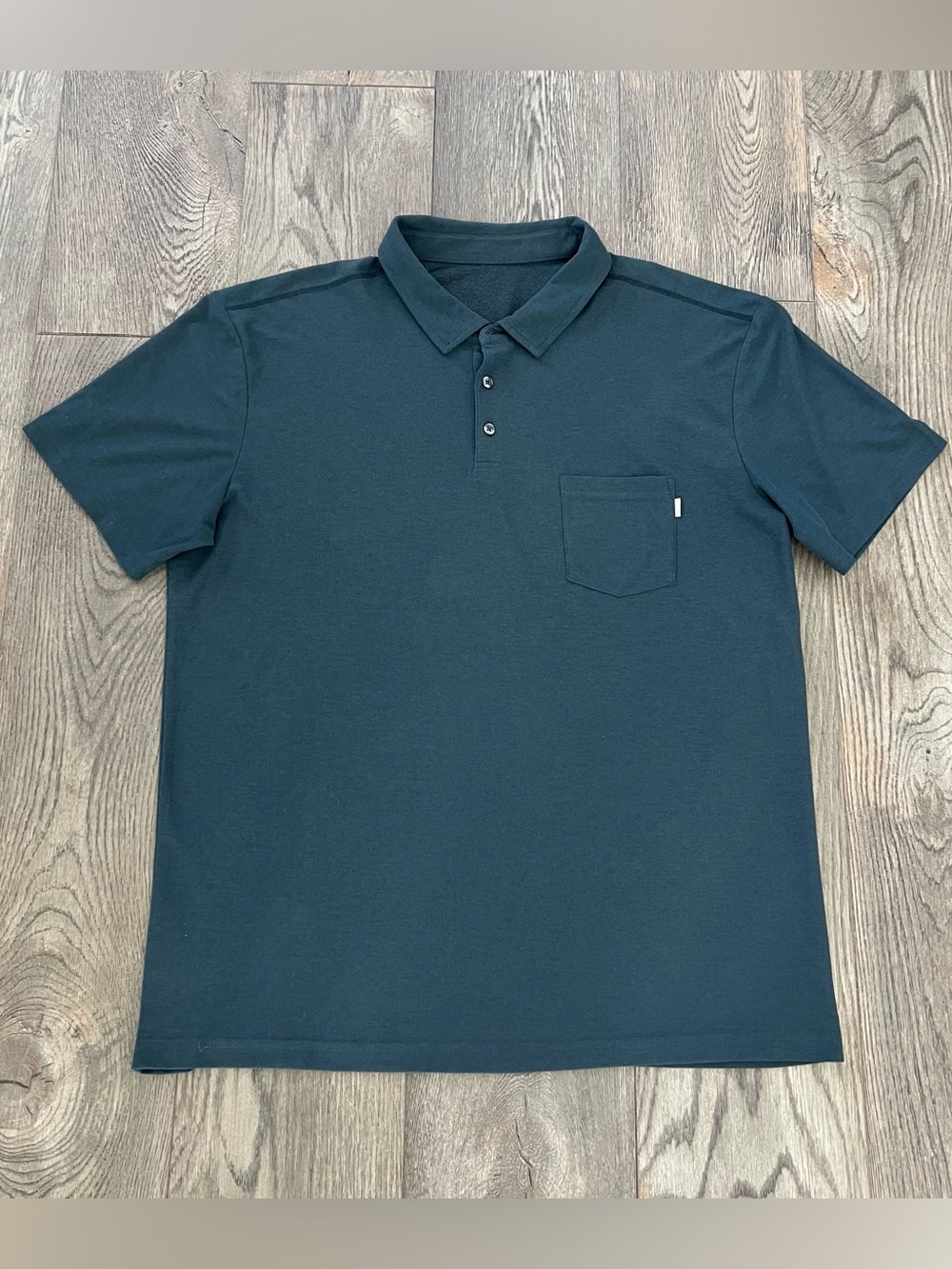 VUORI Men’s Ace Short Sleeve Polo Shirt in Indigo Size XXL